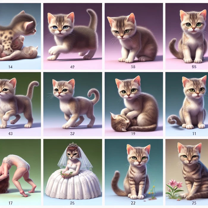 3d animation cat whole life when she born when she studying when she cleaning when she love when she married when she pregnant when she hard lofe