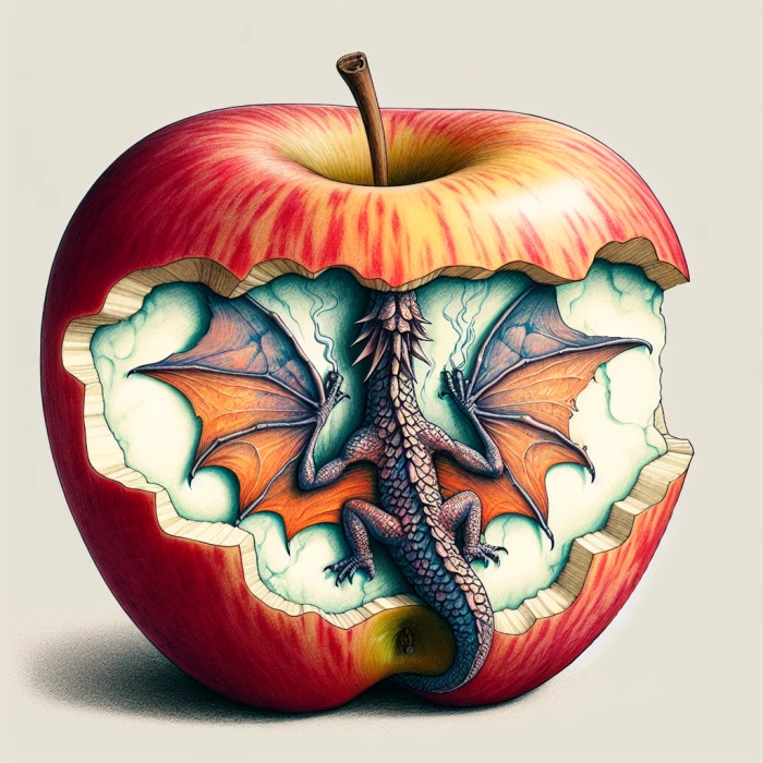 A fruit which is made of dragon's meat