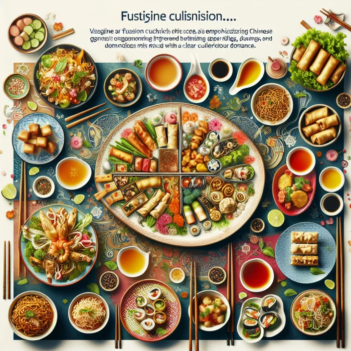 chinese fusion food aesthetic picture for website happy