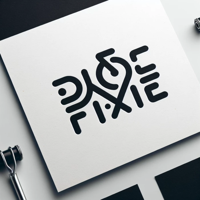 would like a logo with this letters DR.FIXIE they going o be use as a brand in bicycle components. I wanted to be minimalistic with a modern font, only letters, compreseed, unique