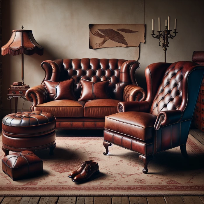 create leather furniture for the brand mulberry england 