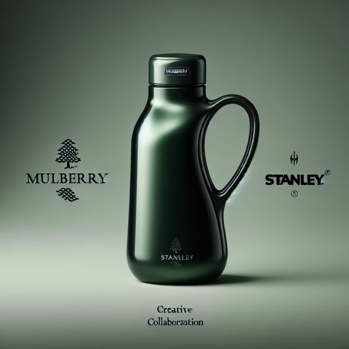 mulberry x Stanley water sippers Collaboration In Dark green 
