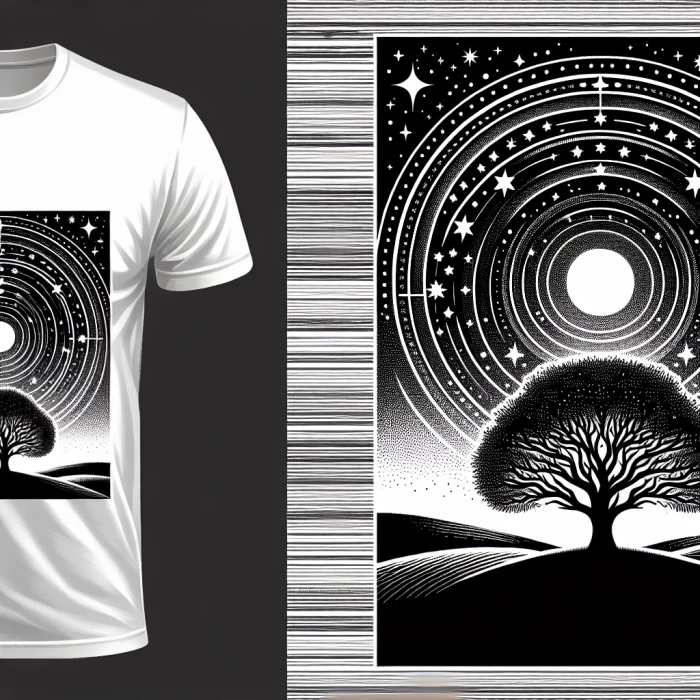 simple design for a T shirt printing
