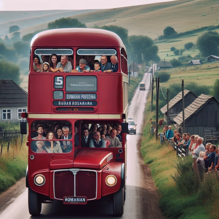 London bus driving romanians in moldova