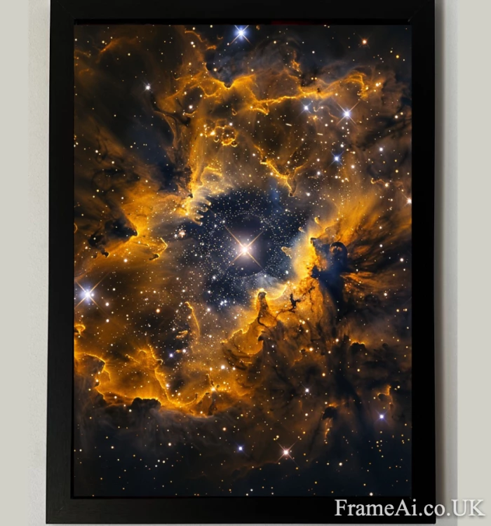 Nebulae A2 print + Frame